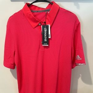 NWT- Adidas Climachill Golf shirt -M
